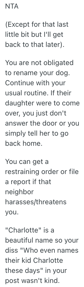 Screenshot 2025 07 11 at 3.55.24 PM His Neighbor Demanded That He Change His Dogs Name Because Its The Same As His Daughters, But He Refused